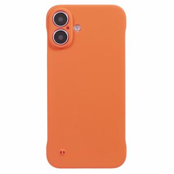 iPhone 16 Plus Plastik Cover Uden Sider - Orange