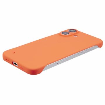 iPhone 16 Plus Plastik Cover Uden Sider - Orange