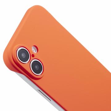 iPhone 16 Plus Plastik Cover Uden Sider - Orange