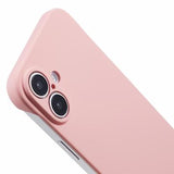 iPhone 16 Plus Plastik Cover Uden Sider - Pink