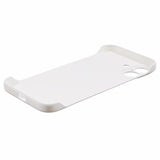 iPhone 16 Plus Plastik Cover Uden Sider - Hvid