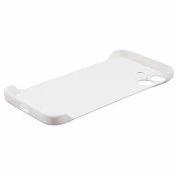 iPhone 16 Plus Plastik Cover Uden Sider - Hvid