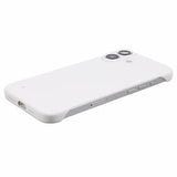 iPhone 16 Plus Plastik Cover Uden Sider - Hvid