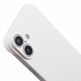iPhone 16 Plus Plastik Cover Uden Sider - Hvid