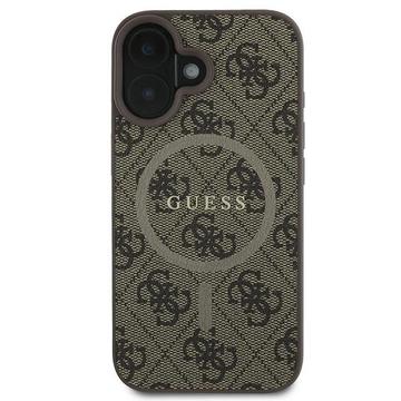 iPhone 16 Plus Guess 4G farvet ringcover - MagSafe-kompatibel - brun