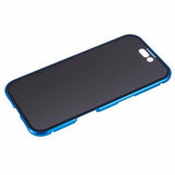 iPhone 16 Plus Magnetisk Cover med Hærdet Glas - Privatliv - Mørkeblå
