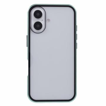 iPhone 16 Plus Magnetisk Cover med Hærdet Glas - Privatliv - Grøn