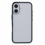 iPhone 16 Plus Magnetisk Cover med Hærdet Glas - Privatliv - Grøn