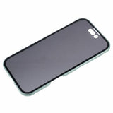 iPhone 16 Plus Magnetisk Cover med Hærdet Glas - Privatliv - Grøn