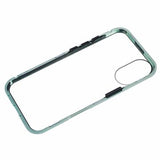 iPhone 16 Plus Magnetisk Cover med Hærdet Glas - Privatliv - Grøn