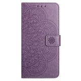 iPhone 16 Plus Mandala Series Etui med Pung - Lilla