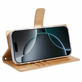 iPhone 16 Plus Mercury Goospery Blue Moon Pung etui - Guld