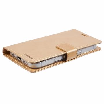 iPhone 16 Plus Mercury Goospery Blue Moon Pung etui - Guld