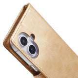iPhone 16 Plus Mercury Goospery Blue Moon Pung etui - Guld