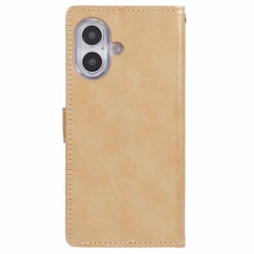 iPhone 16 Plus Mercury Goospery Blue Moon Pung etui - Guld