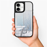 iPhone 16 Plus Spejl Cover - MagSafe-kompatibel - Sort