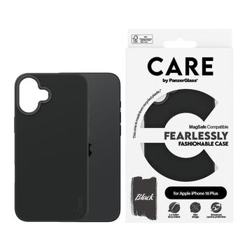 iPhone 16 Plus PanzerGlass Care Fearlessly Fashionable Cover - MagSafe-kompatibel - Sort