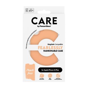 iPhone 16 Plus PanzerGlass Care Fearlessly Fashionable Cover - MagSafe-kompatibel - Peachy