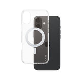 iPhone 16 Plus PanzerGlass Care Kickstand Cover - MagSafe-kompatibel - Sølv