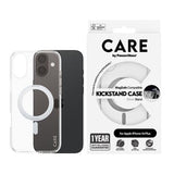 iPhone 16 Plus PanzerGlass Care Kickstand Cover - MagSafe-kompatibel - Sølv