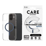 iPhone 16 Plus PanzerGlass Care Transparent Urban Combat Cover - MagSafe-kompatibel - Blå