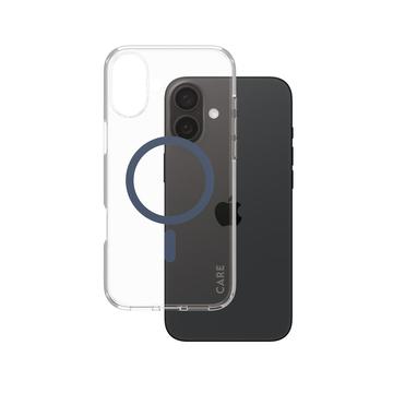 iPhone 16 Plus PanzerGlass Care Transparent Urban Combat Cover - MagSafe-kompatibel - Blå