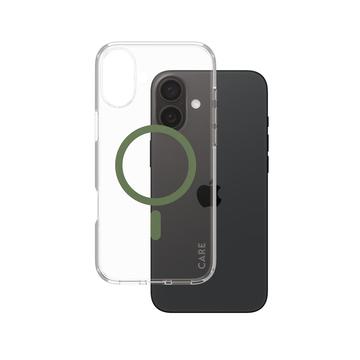 iPhone 16 Plus PanzerGlass Care Transparent Urban Combat Cover- MagSafe-kompatibel - Grøn