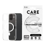 iPhone 16 Plus PanzerGlass Care Transparent Urban Combat Cover - MagSafe-kompatibel - Hvid