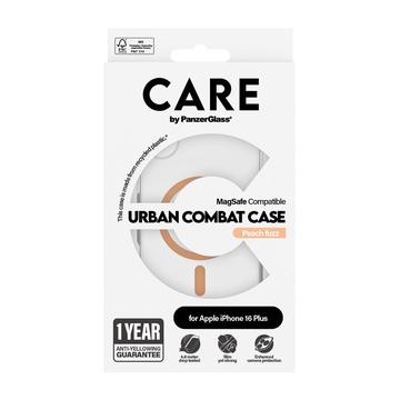 iPhone 16 Plus PanzerGlass Care Transparent Urban Combat Cover - MagSafe-kompatibel - Fersken