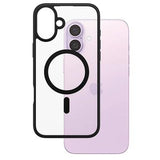 iPhone 16 Plus PanzerGlass HardCase MagSafe-kompatibel Cover - sort / gennemsigtig