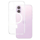 iPhone 16 Plus PanzerGlass HardCase MagSafe-kompatibel Cover - hvid/gennemsigtig