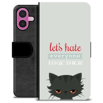 iPhone 16 Plus Premium Flip Cover med Pung - Vred Kat