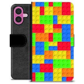 iPhone 16 Plus Premium Flip Cover med Pung - Klodser