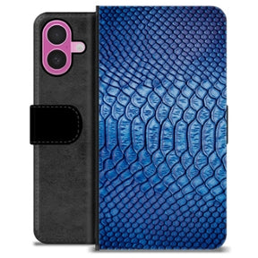 iPhone 16 Plus Premium Flip Cover med Pung - Læder