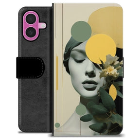 iPhone 16 Plus Premium Flip Cover med Pung - Vintage Stemning