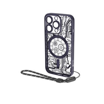 iPhone 16 Plus Prio Elegant Mag Cover m. beskyttelse af kameralinsen - Sort