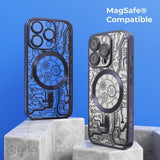 iPhone 16 Plus Prio Elegant Mag Cover m. beskyttelse af kameralinsen - Sort