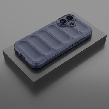 iPhone 16 Plus Rugged TPU Cover - Mørkeblå