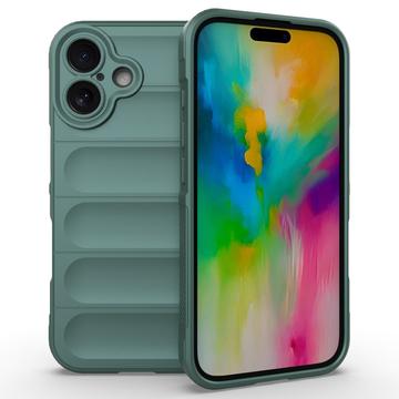 iPhone 16 Plus Rugged TPU Cover - Grøn