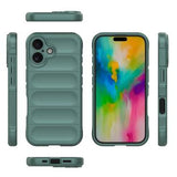 iPhone 16 Plus Rugged TPU Cover - Grøn