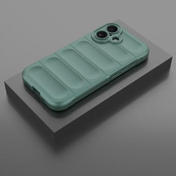 iPhone 16 Plus Rugged TPU Cover - Grøn
