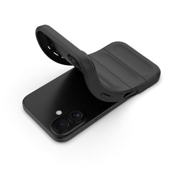 iPhone 16 Plus Rugged TPU Cover - Lysegrå