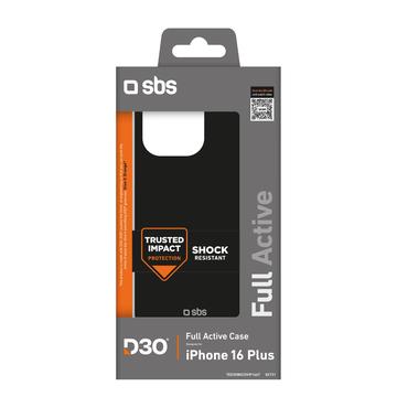 iPhone 16 Plus SBS Full Active D3O Cover - Sort