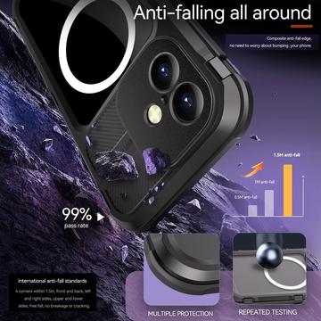 iPhone 16 Plus Shellbox M Series IP68 vandtæt cover - dykkercover med MagSafe-kompatibilitet - Sort