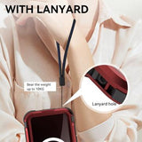 iPhone 16 Plus Shellbox M Series IP68 vandtæt cover - dykkercover med MagSafe-kompatibilitet - rød