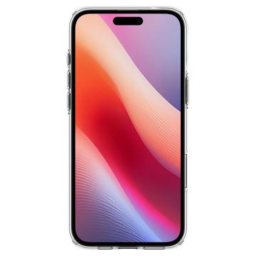 iPhone 16 Plus Spigen Liquid Crystal TPU Cover - Gennemsigtig
