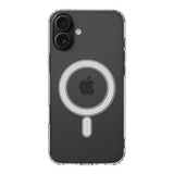iPhone 16 Plus Tactical MagForce Hybrid Cover - Gennemsigtig