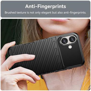 iPhone 16 Plus Thunder Series TPU Cover - Sort