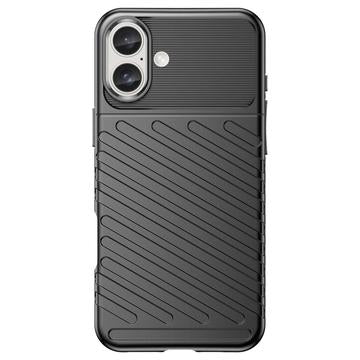 iPhone 16 Plus Thunder Series TPU Cover - Sort