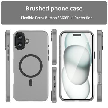 iPhone 16 Plus UltraGuard Matte MagSafe Cover - Sort